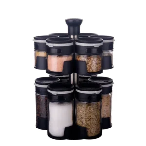 lazy susan revolving spice rack