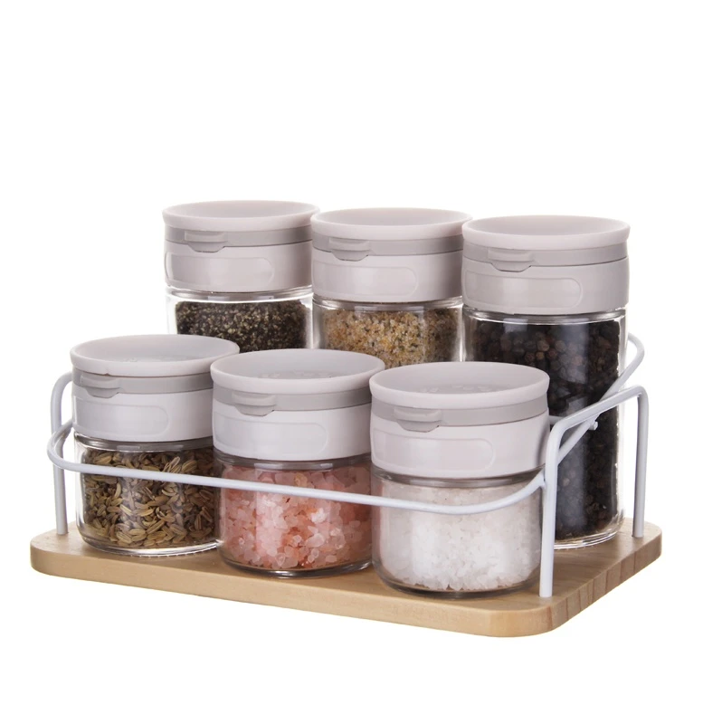 spice rack with jars​