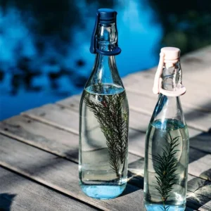 glass swing top bottles