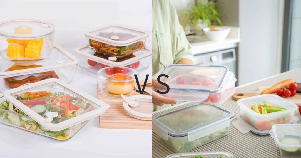 glass vs plastic food containers