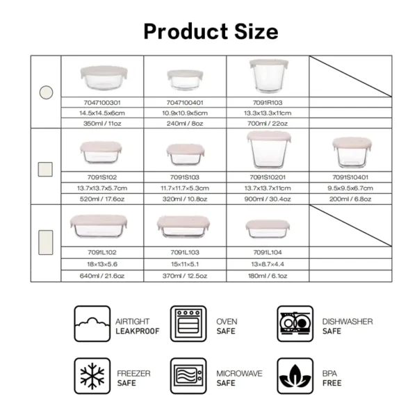 Borosilicate Glass Container (2)