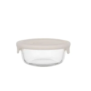 Borosilicate Glass Food Containers with Silicone Lids