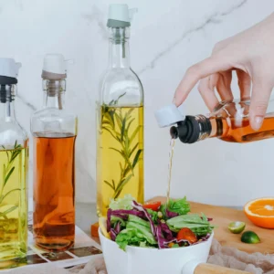 6037200 (6) glass oil bottle