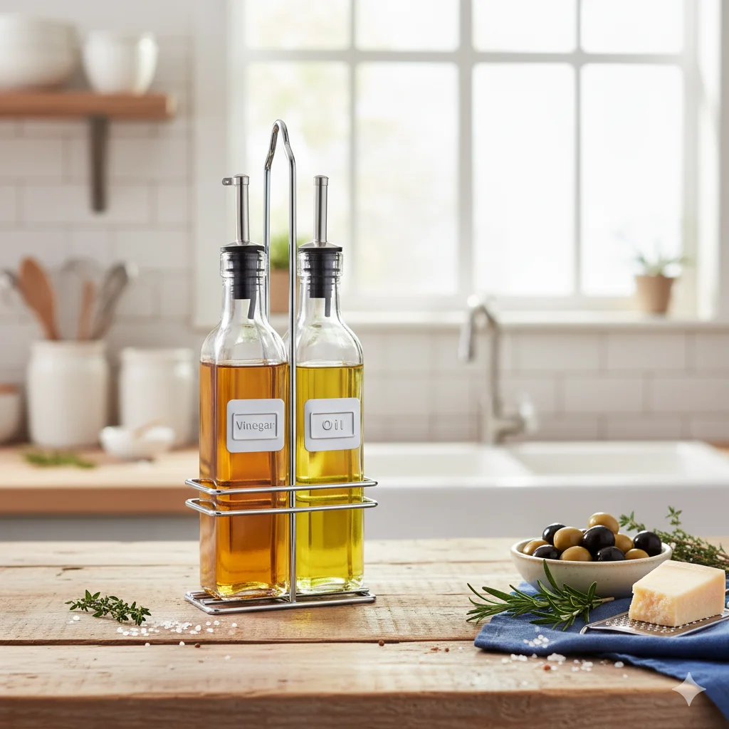 auto flip olive oil dispenser bottle