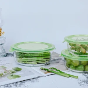 borosilicate glass food container