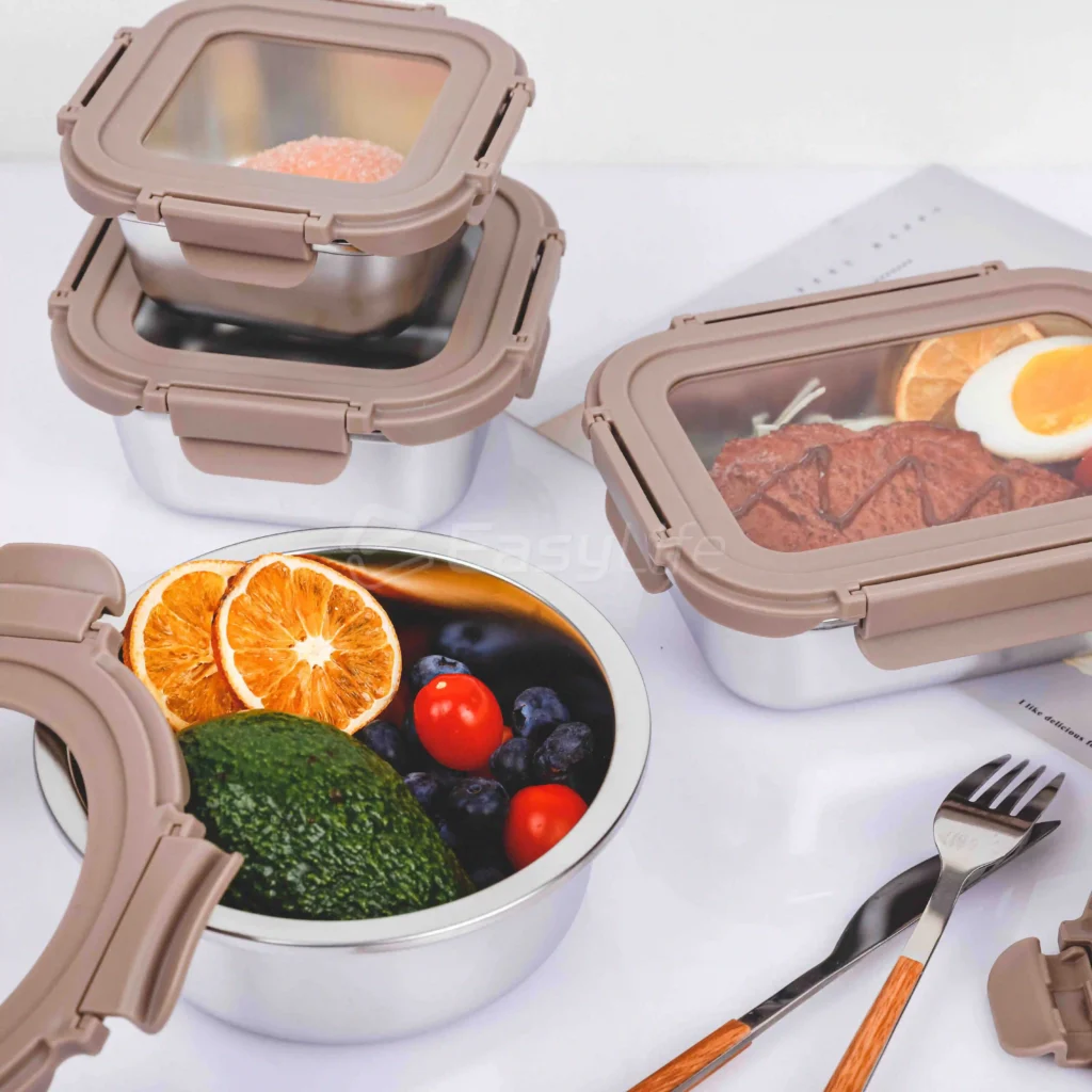 can you put stainless steel in the fridge