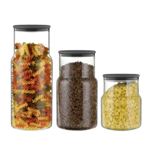 Large Glass Storage Containers with Silicone Lid