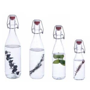glass bottle with flip lid 6045100