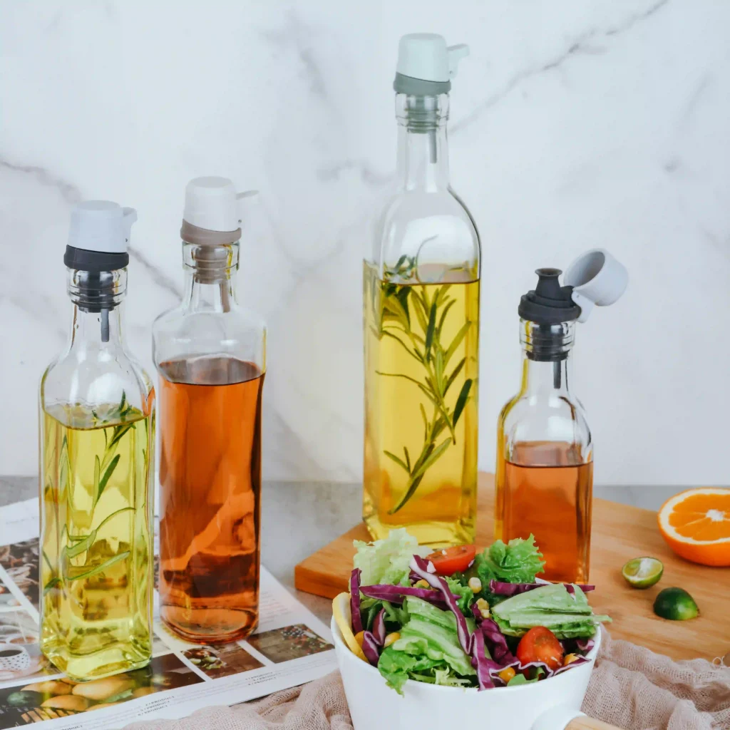 oil and vinegar bottles