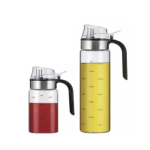 olive oil bottle with handle