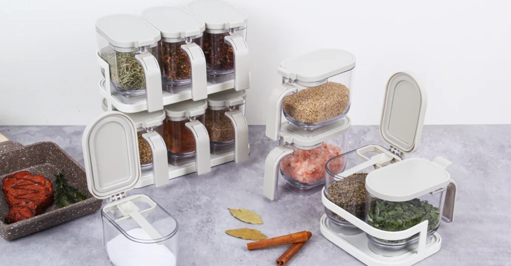 plastic spice containers
