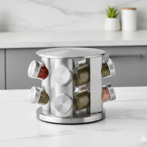 rotatable spice set with stand