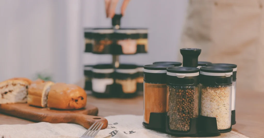 rotating spice racks