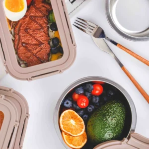 s s food contianer with transparent lids