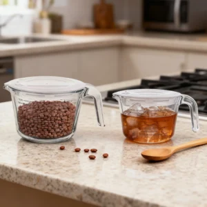 Glass measuring cups