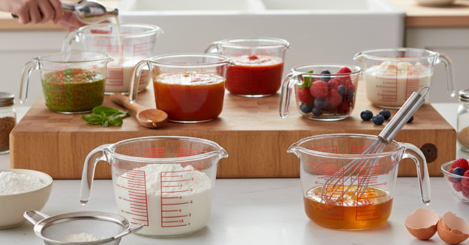 glass measuring cup
