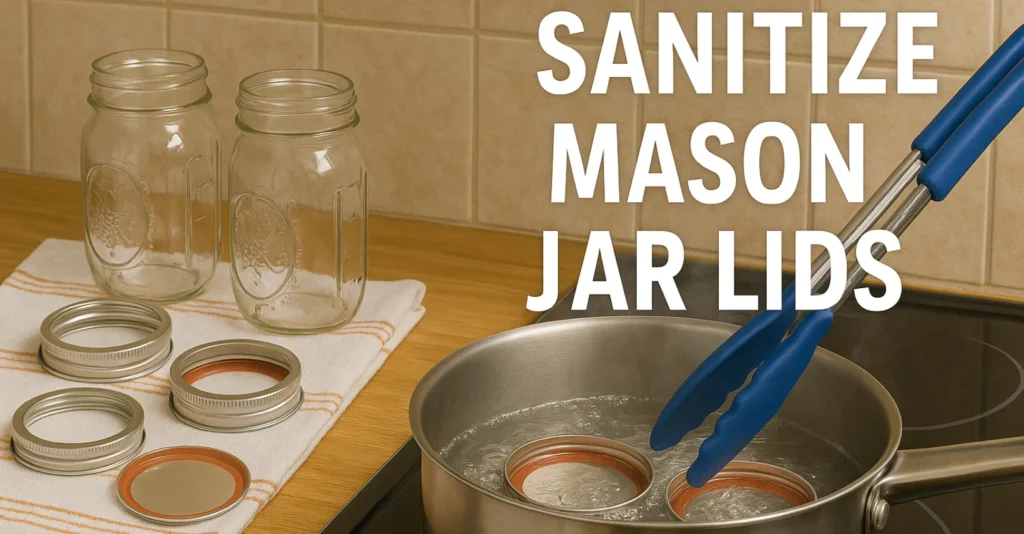 How Do You Sanitize Mason Jars Lids