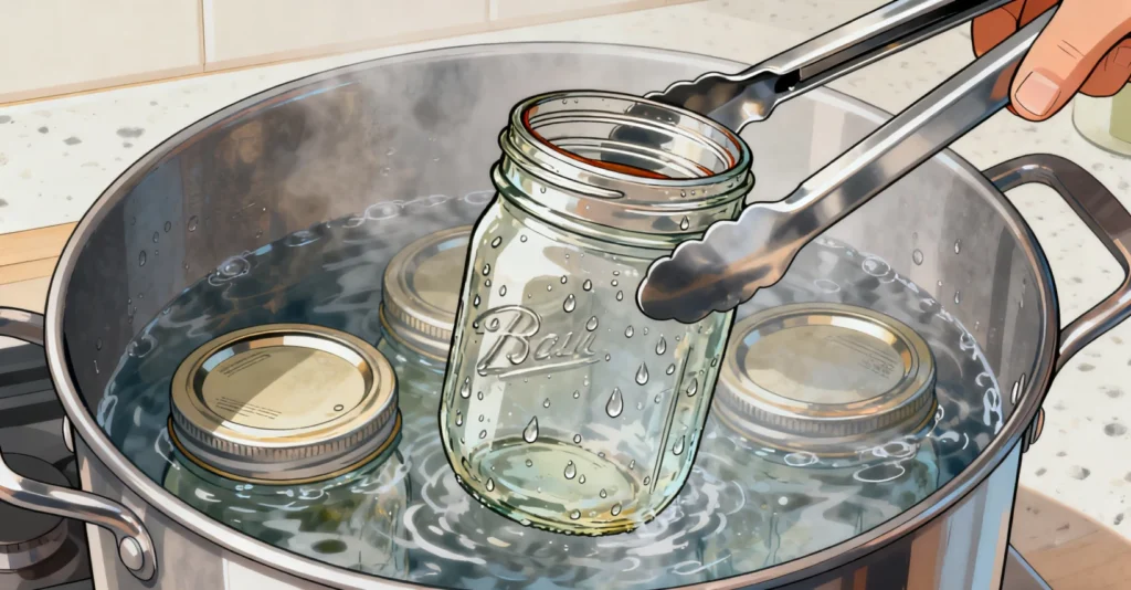 best way to sanitize mason jars