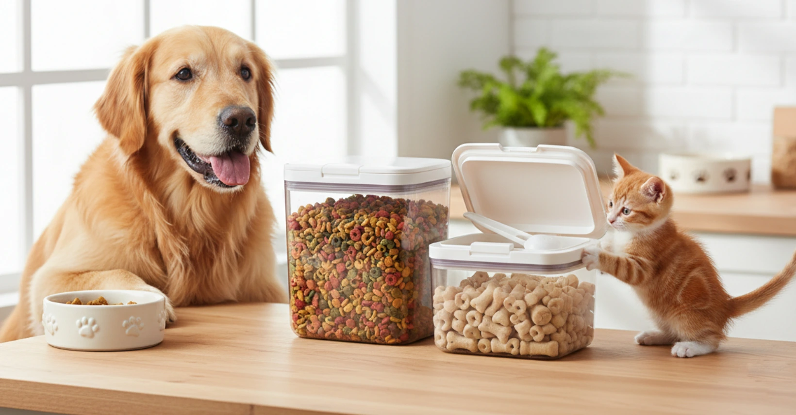 Plastic Container Science Airtight Pet Food Storage Container Wholesale | Stainless Steel, Glass ...