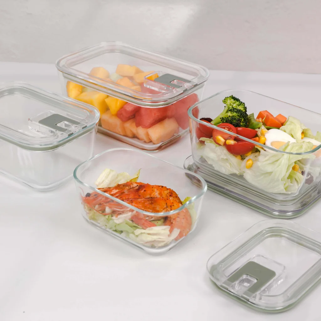 7133 (1) the best lunch box with glass body