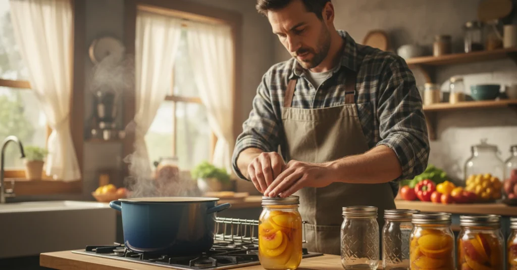 how to open a sealed mason jar