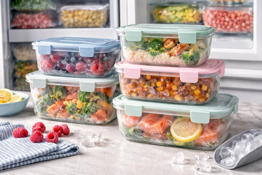 Freeze Glass Containers