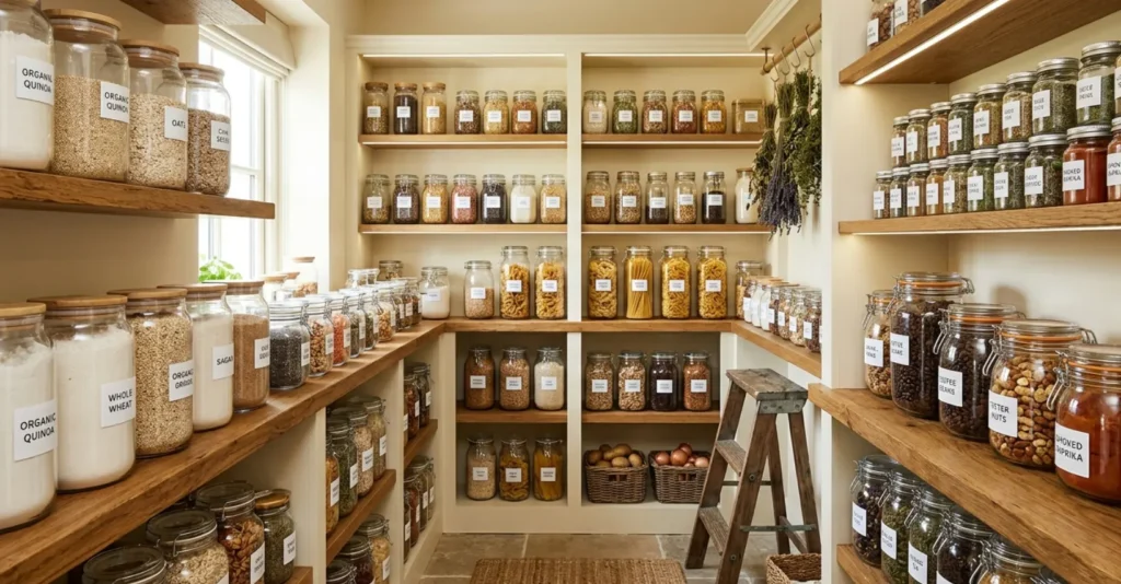 glass storage jars