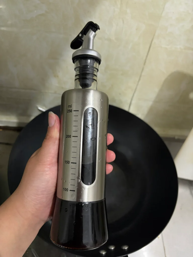 stainless steel oil and vinegar dispenser