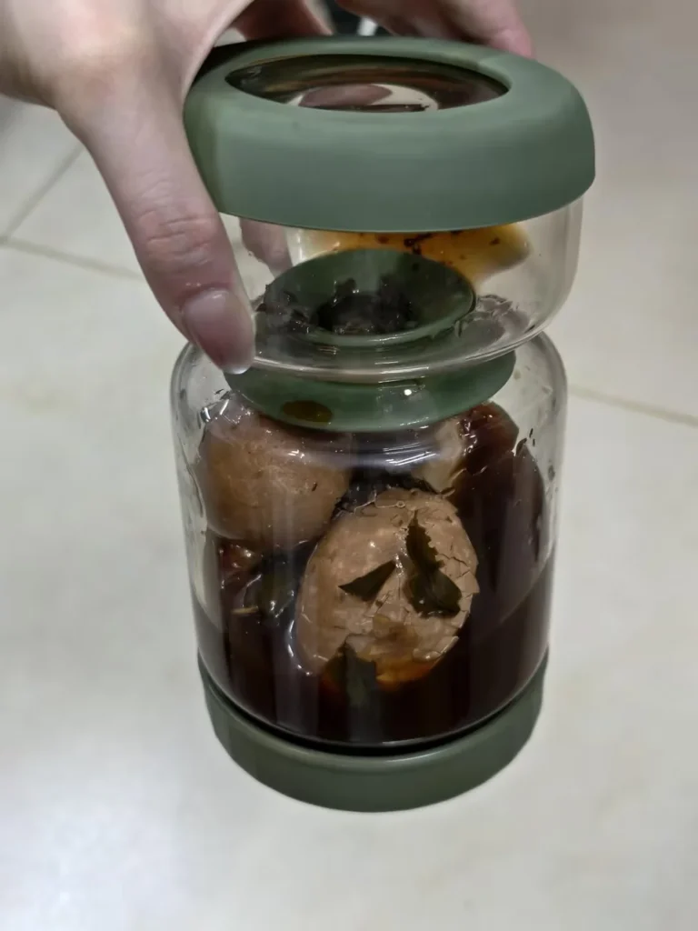 glass pickle jar