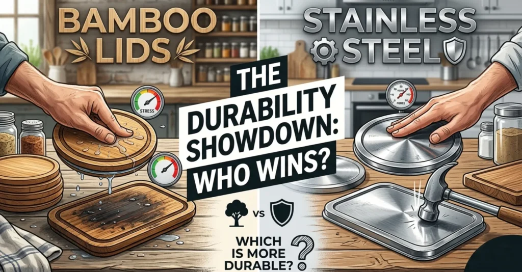 Bamboo Lids vs Stainless Steel