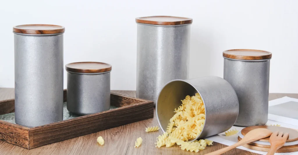 bamboo food storage container