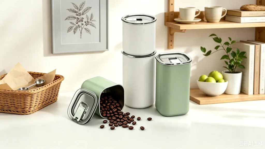 integrated lid food storage jar