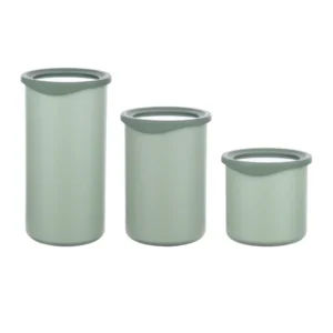 71643 (2) stainless steel airtight canister​
