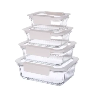 7166L101 glass bento containers