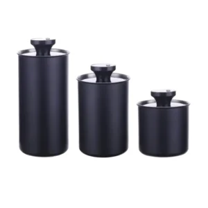 71722 (2) 71722 (2) stainless steel canisters set