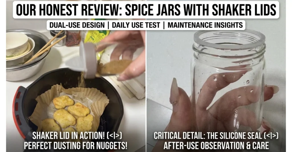 Spice Jars with Shaker Lids (2)