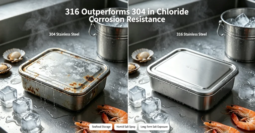316 stainless steel VS 304 stainless steel