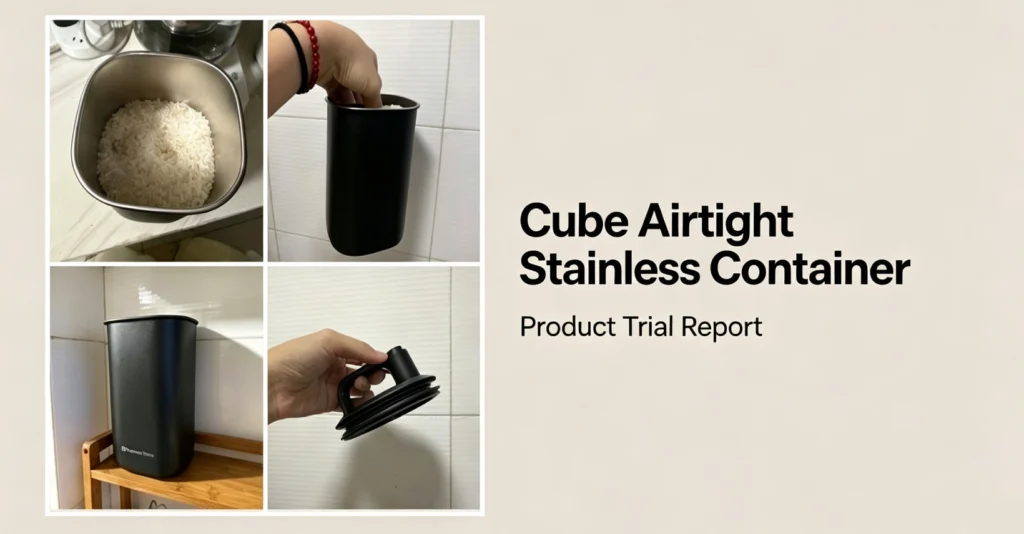 Cube Airtight Stainless Container Product Trial Report