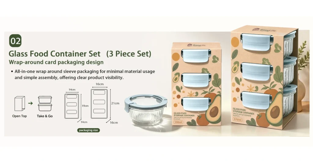 Glass Food Storage Set