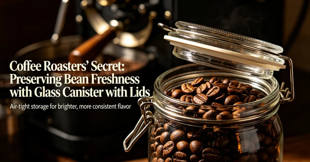 Preserving Bean Freshness with Glass Canister with Lids