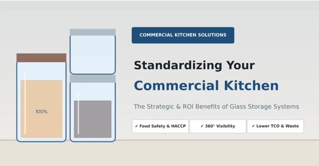 The Benefits of Glass Storage Systems in Your Commercial Kitchen