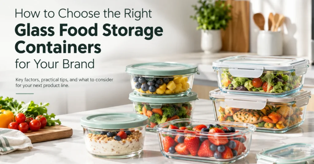How to Choose the Right Glass Food Storage Containers for Your Brand