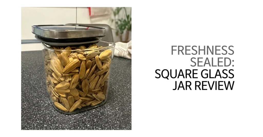 Product Trial Report Borosilicate Glass Storage Jar